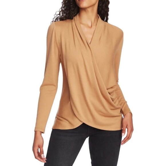 1. State Women's Drapey Wrap Cozy Knit Top - XXL - Picture 1 of 7